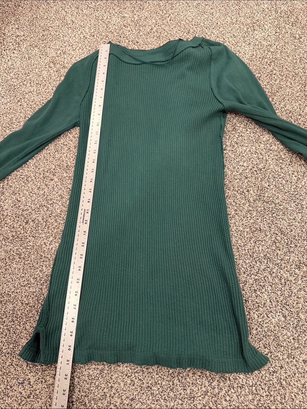 We The Free/Free People Women’s Size M Honey B Ribbed Long-Sleeve Tunic Boho Top - Picture 8 of 9